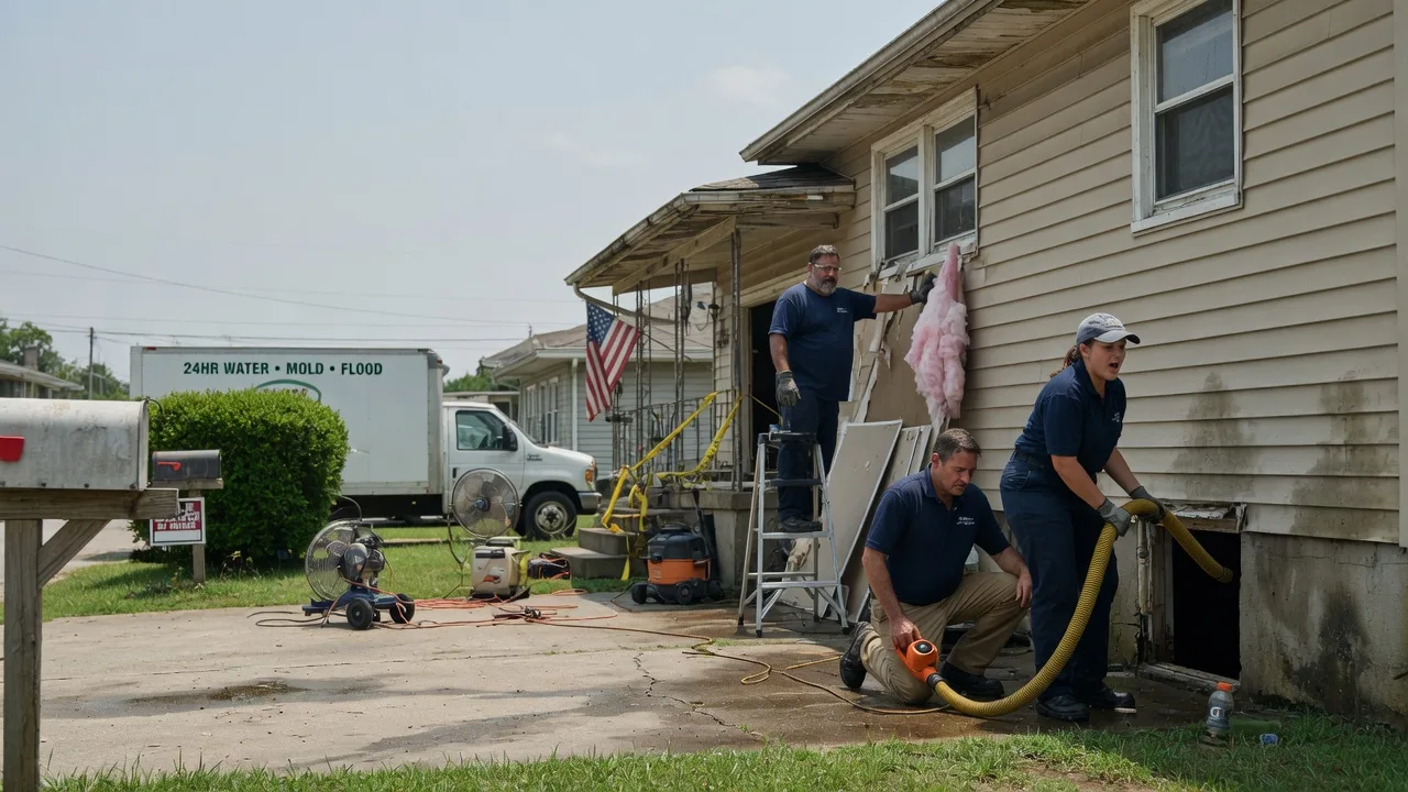 Water Damage Repair in Bentley, LA near me